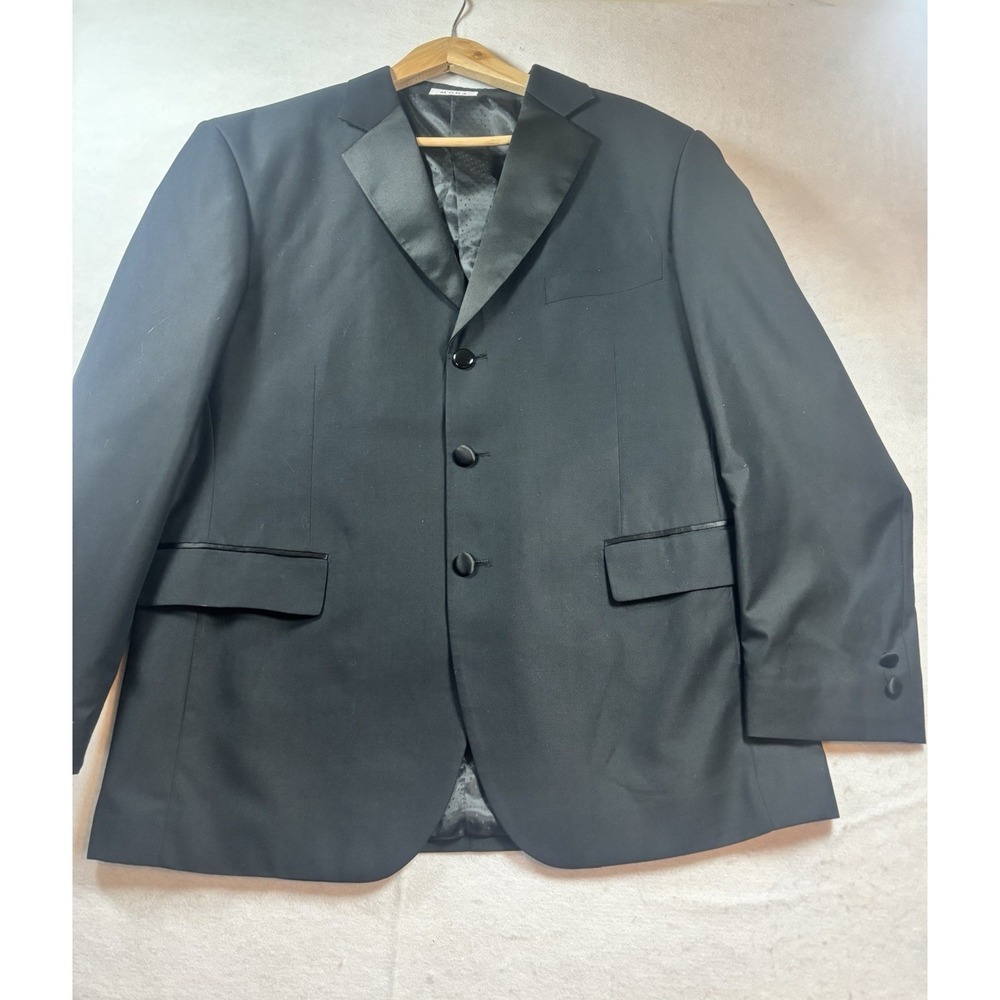 After Six Moda Collection Mens Tuxedo Jacket Sz 43 Short Wedding Formal Prom